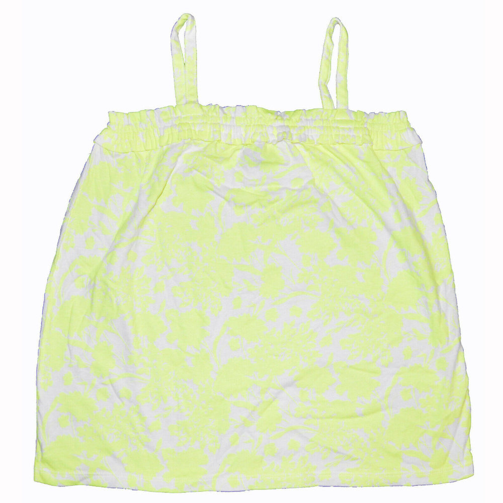 Gap Kids NWT Yellow Floral Ruffle Cami Tank Top Shirt XL 12